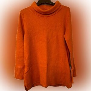 BURGESS the Laura Clementine Tunic Sweater Cotton Cashmere Blend Women’s Size L